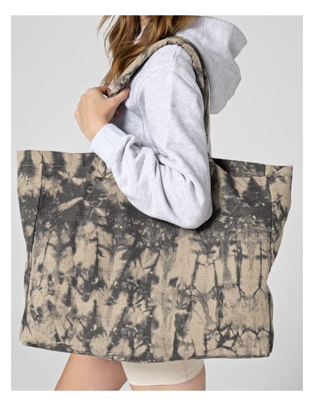 WES-W930-Tie Dye Canvas Tote Bag 2